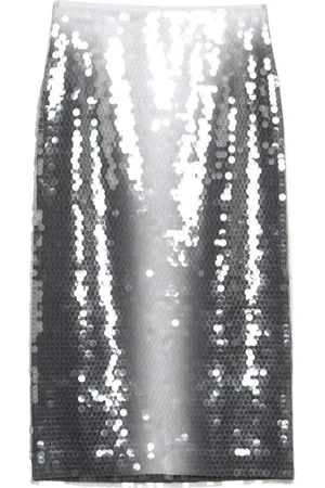 Sportmax Dames, Rokken, Grijs, Maat: XS