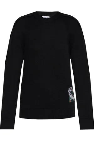 Burberry Dames, Truien, Zwart, Maat: S Wol
