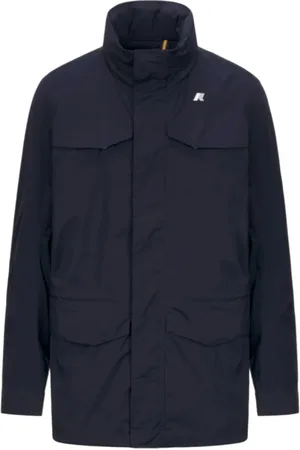 K-Way Heren, Jassen, Blauw, Maat: XL Katoen