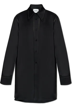 Jil Sander Dames, Blouses & Shirts, Zwart, Maat: S Viscose