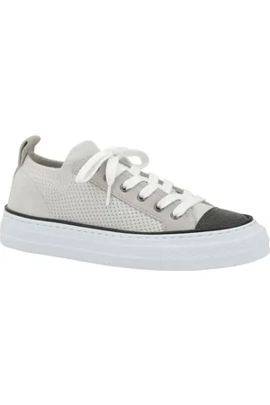 Brunello Cucinelli Dames, Schoenen, Wit, Maat: 40 1/2 EU Katoen