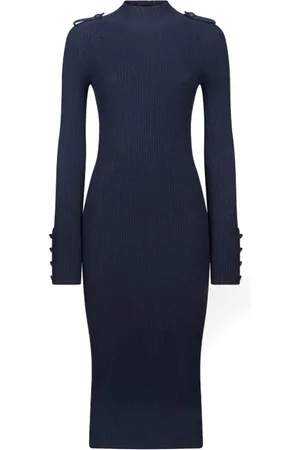 Dondup Dames, Jurken, Blauw, Maat: M