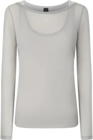 Pinko Dames, Tops, Grijs, Maat: M Jersey