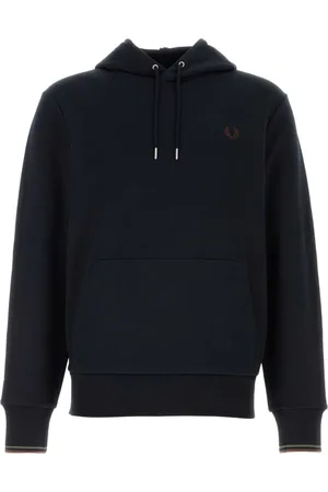 Fred Perry Heren, Sweatshirts & Hoodies, Blauw, Maat: L Katoen