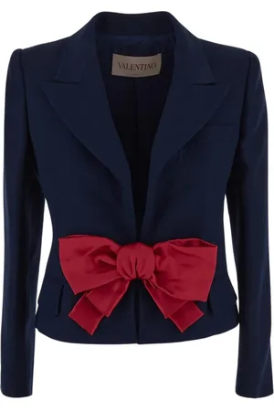 VALENTINO Dames, Jassen, Blauw, Maat: XS Viscose
