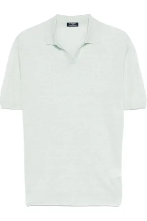 BARBA Heren, Tops, Groen, Maat: M Linnen