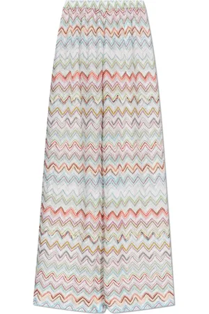 Missoni Dames, Broeken, Veelkleurig, Maat: M Viscose