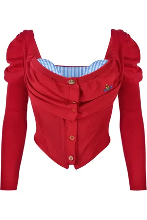 Vivienne Westwood Dames, Truien, Rood, Maat: M