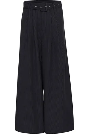 My Essential Wardrobe Dames, Broeken, Blauw, Maat: S Viscose