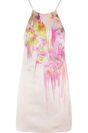 BLUMARINE Dames, Jurken, Roze, Maat: S Poliester