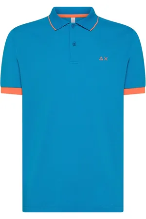 sun68 Heren, Tops, Blauw, Maat: 3XL Katoen