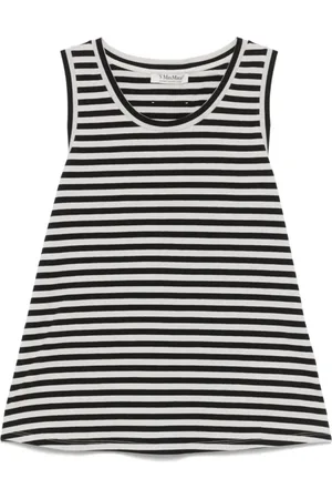Max Mara Dames, Tops, Zwart, Maat: L
