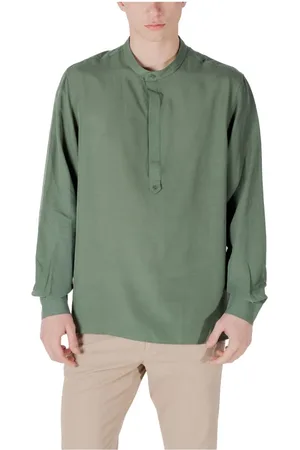 Antony Morato Heren, Overhemden, Groen, Maat: XL Linnen