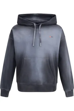 Diesel Heren, Sweatshirts & Hoodies, Grijs, Maat: S Katoen