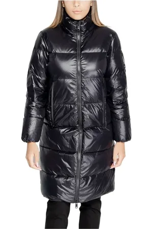 Armani Exchange Dames, Mantels, Zwart, Maat: M Polyamide