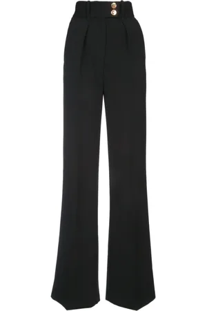 Elisabetta Franchi Dames, Broeken, Zwart, Maat: L