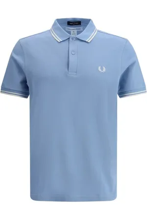 Comme des Garçons Heren, Tops, Blauw, Maat: XL Katoen