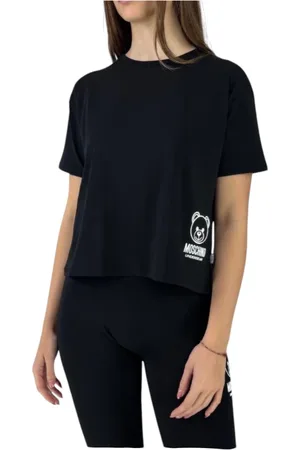 Moschino Dames, Tops, Zwart, Maat: M Katoen