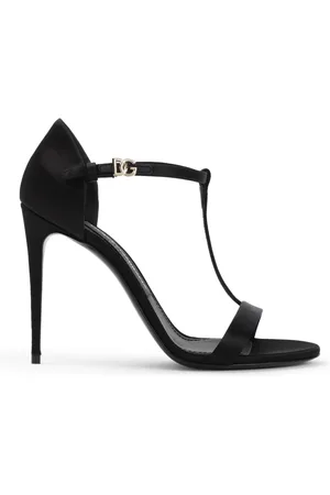 Dolce & Gabbana Dames, Schoenen, Zwart, Maat: 36 EU Zijde