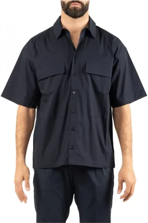Alpha Industries Heren, Overhemden, Blauw, Maat: XL