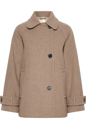 INWEAR Dames, Mantels, , Maat: 3XL Wol