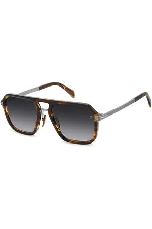 DB EYEWEAR BY DAVID BECKHAM Heren, Accessoires, Bruin, Maat: 56 MM