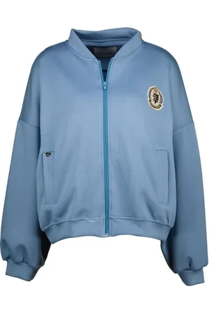 AMELIE & AMELIE Dames, Sweatshirts & Hoodies, Blauw, Maat: ONE Size