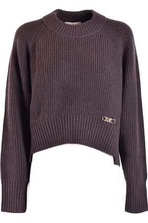 Michael Kors Dames, Truien, Bruin, Maat: M