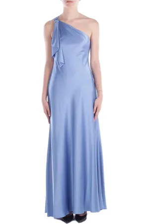 Ralph Lauren Dames, Jurken, Blauw, Maat: M Poliester
