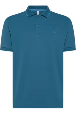 sun68 Heren, Tops, Blauw, Maat: L