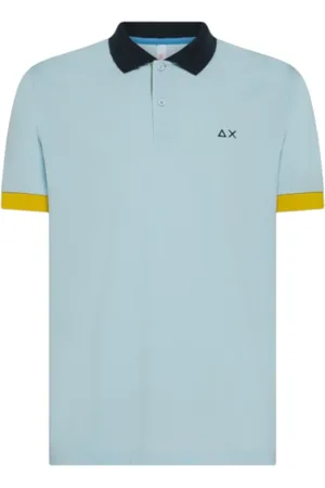 sun68 Heren, Tops, Blauw, Maat: XL