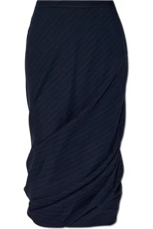 Balenciaga Dames, Rokken, Blauw, Maat: 2XS Wol