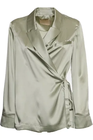 MOMONÍ Dames, Blouses & Shirts, Groen, Maat: 2XS