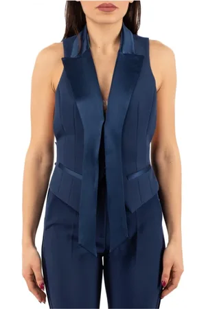 Elisabetta Franchi Dames, Jassen, Blauw, Maat: XS