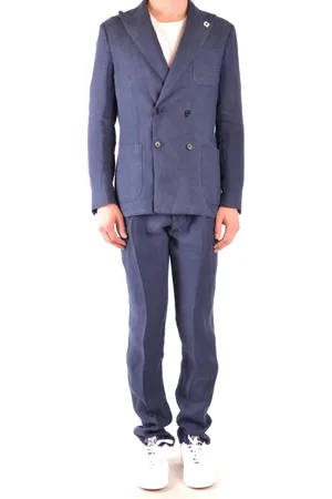 LARDINI Heren, Pakken, Blauw, Maat: XL
