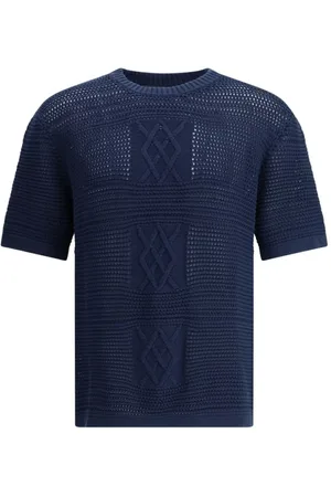Daily paper Heren, Tops, Blauw, Maat: M Katoen