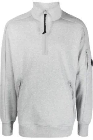 C.P. Company Heren, Sweatshirts & Hoodies, Grijs, Maat: XL Fleece