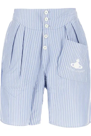 Vivienne Westwood Heren, Korte broeken, Blauw, Maat: L Katoen