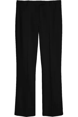 Max Mara Dames, Broeken, Zwart, Maat: M Viscose