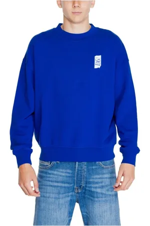 Replay Heren, Sweatshirts & Hoodies, Blauw, Maat: M Katoen
