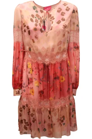 BLUMARINE Dames, Jurken, Roze, Maat: XS Zijde