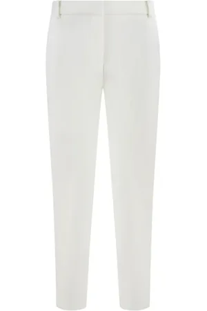 Pinko Dames, Broeken, Wit, Maat: XS