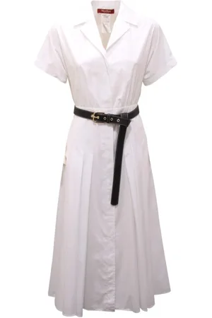 Max Mara Dames, Jurken, Wit, Maat: XS