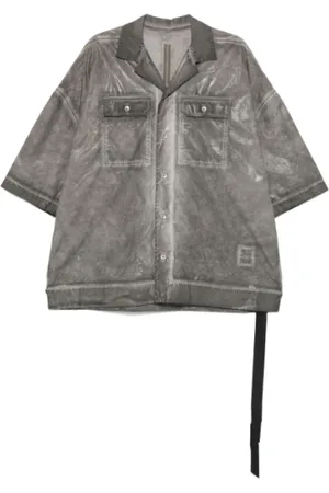 Rick Owens Heren, Overhemden, Grijs, Maat: XS