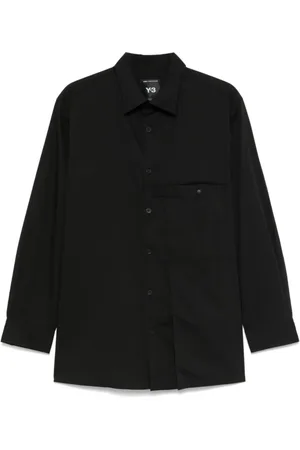 Y-3 Heren, Overhemden, Zwart, Maat: XS