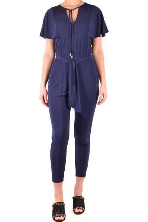 Michael Kors Dames, Jumpsuits & Playsuits, Blauw, Maat: M Viscose