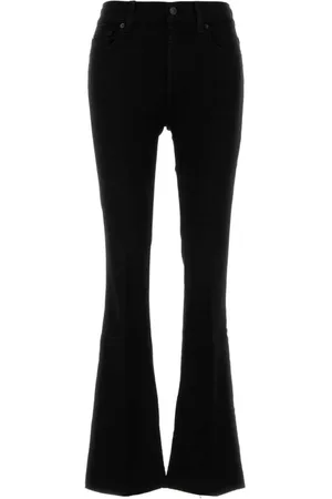 7 for all Mankind Dames, Broeken, Zwart, Maat: W28 Denim