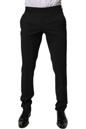 Dolce & Gabbana Heren, Broeken, Zwart, Maat: S Wol