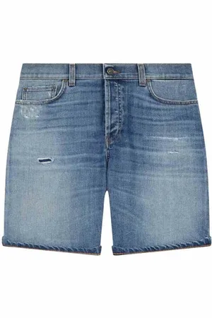 Dondup Dames, Korte broeken, Blauw, Maat: W30 Denim