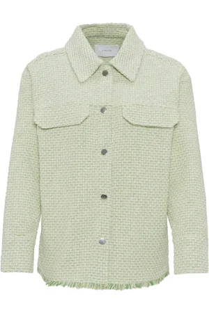 Opus Dames, Jassen, Groen, Maat: M Tweed